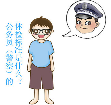 国考体检对警察的视力要求