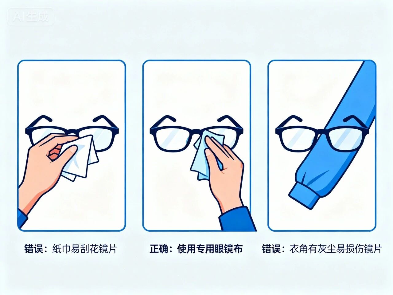 框架镜护理指南：做好这5步，镜片清晰又耐用！